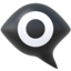 EYE IN SPEECH BUBBLE emoji in Apple's design style - Unicode 1F441-FE0F-200D-1F5E8-FE0F