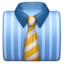 NECKTIE emoji in Apple's design style - Unicode 1F454