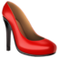 HIGH-HEELED SHOE emoji in Apple's design style - Unicode 1F460