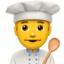 MAN COOK emoji in Apple's design style - Unicode 1F468-200D-1F373