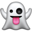 GHOST emoji in Apple's design style - Unicode 1F47B