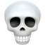 SKULL emoji in Apple's design style - Unicode 1F480