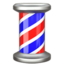 BARBER POLE emoji in Apple's design style - Unicode 1F488