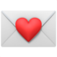 LOVE LETTER emoji in Apple's design style - Unicode 1F48C