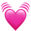 BEATING HEART emoji in Apple's design style - Unicode 1F493