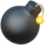 BOMB emoji in Apple's design style - Unicode 1F4A3