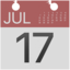 CALENDAR emoji in Apple's design style - Unicode 1F4C5