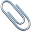 PAPERCLIP emoji in Apple's design style - Unicode 1F4CE