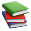 BOOKS emoji in Apple's design style - Unicode 1F4DA