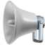 PUBLIC ADDRESS LOUDSPEAKER emoji in Apple's design style - Unicode 1F4E2