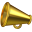 CHEERING MEGAPHONE emoji in Apple's design style - Unicode 1F4E3