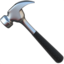 HAMMER emoji in Apple's design style - Unicode 1F528