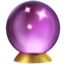 CRYSTAL BALL emoji in Apple's design style - Unicode 1F52E