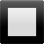 BLACK SQUARE BUTTON emoji in Apple's design style - Unicode 1F532