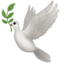 DOVE emoji in Apple's design style - Unicode 1F54A-FE0F