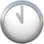 CLOCK FACE ELEVEN OCLOCK emoji in Apple's design style - Unicode 1F55A