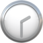 CLOCK FACE TWO-THIRTY emoji in Apple's design style - Unicode 1F55D