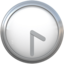 CLOCK FACE FOUR-THIRTY emoji in Apple's design style - Unicode 1F55F