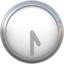 CLOCK FACE FIVE-THIRTY emoji in Apple's design style - Unicode 1F560