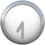 CLOCK FACE SEVEN-THIRTY emoji in Apple's design style - Unicode 1F562