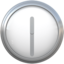 CLOCK FACE TWELVE-THIRTY emoji in Apple's design style - Unicode 1F567