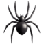 SPIDER emoji in Apple's design style - Unicode 1F577-FE0F