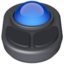 TRACKBALL emoji in Apple's design style - Unicode 1F5B2-FE0F