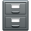 FILE CABINET emoji in Apple's design style - Unicode 1F5C4-FE0F