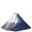 MOUNT FUJI emoji in Apple's design style - Unicode 1F5FB