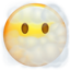 FACE IN CLOUDS emoji in Apple's design style - Unicode 1F636-200D-1F32B-FE0F