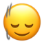 HEAD SHAKING VERTICALLY emoji in Apple's design style - Unicode 1F642-200D-2195-FE0F