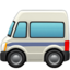 MINIBUS emoji in Apple's design style - Unicode 1F690