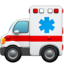 AMBULANCE emoji in Apple's design style - Unicode 1F691