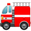 FIRE ENGINE emoji in Apple's design style - Unicode 1F692