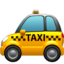 TAXI emoji in Apple's design style - Unicode 1F695