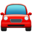 ONCOMING AUTOMOBILE emoji in Apple's design style - Unicode 1F698