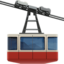 MOUNTAIN CABLEWAY emoji in Apple's design style - Unicode 1F6A0