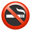 NO SMOKING SYMBOL emoji in Apple's design style - Unicode 1F6AD