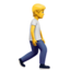 PERSON WALKING FACING RIGHT emoji in Apple's design style - Unicode 1F6B6-200D-27A1-FE0F