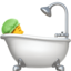 BATH emoji in Apple's design style - Unicode 1F6C0