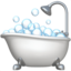 BATHTUB emoji in Apple's design style - Unicode 1F6C1