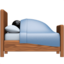 SLEEPING ACCOMMODATION emoji in Apple's design style - Unicode 1F6CC