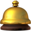 BELLHOP BELL emoji in Apple's design style - Unicode 1F6CE-FE0F