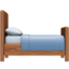 BED emoji in Apple's design style - Unicode 1F6CF-FE0F