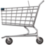 SHOPPING TROLLEY emoji in Apple's design style - Unicode 1F6D2