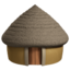 HUT emoji in Apple's design style - Unicode 1F6D6