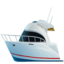 MOTOR BOAT emoji in Apple's design style - Unicode 1F6E5-FE0F