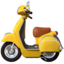 MOTOR SCOOTER emoji in Apple's design style - Unicode 1F6F5