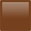 LARGE BROWN SQUARE emoji in Apple's design style - Unicode 1F7EB