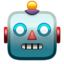 ROBOT FACE emoji in Apple's design style - Unicode 1F916